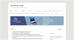 Desktop Screenshot of consultinggarage.com