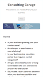 Mobile Screenshot of consultinggarage.com